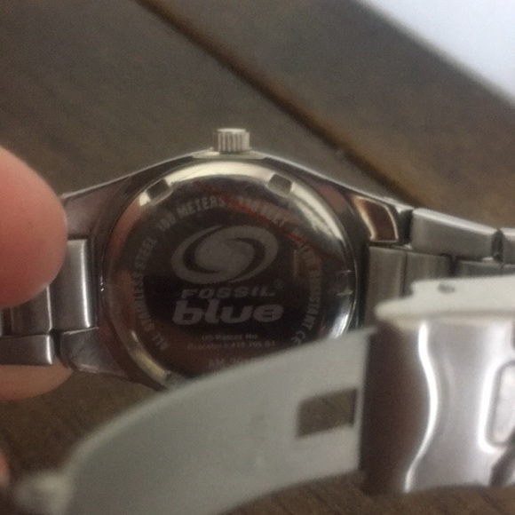Watch Fossil Blue Vintage Like new. - Picture 4 of 8